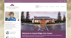 Desktop Screenshot of crystalridgecarecenter.com